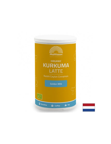 Лате Куркума с Рейши и Цейлонска канела Био, 160 g - Feel You