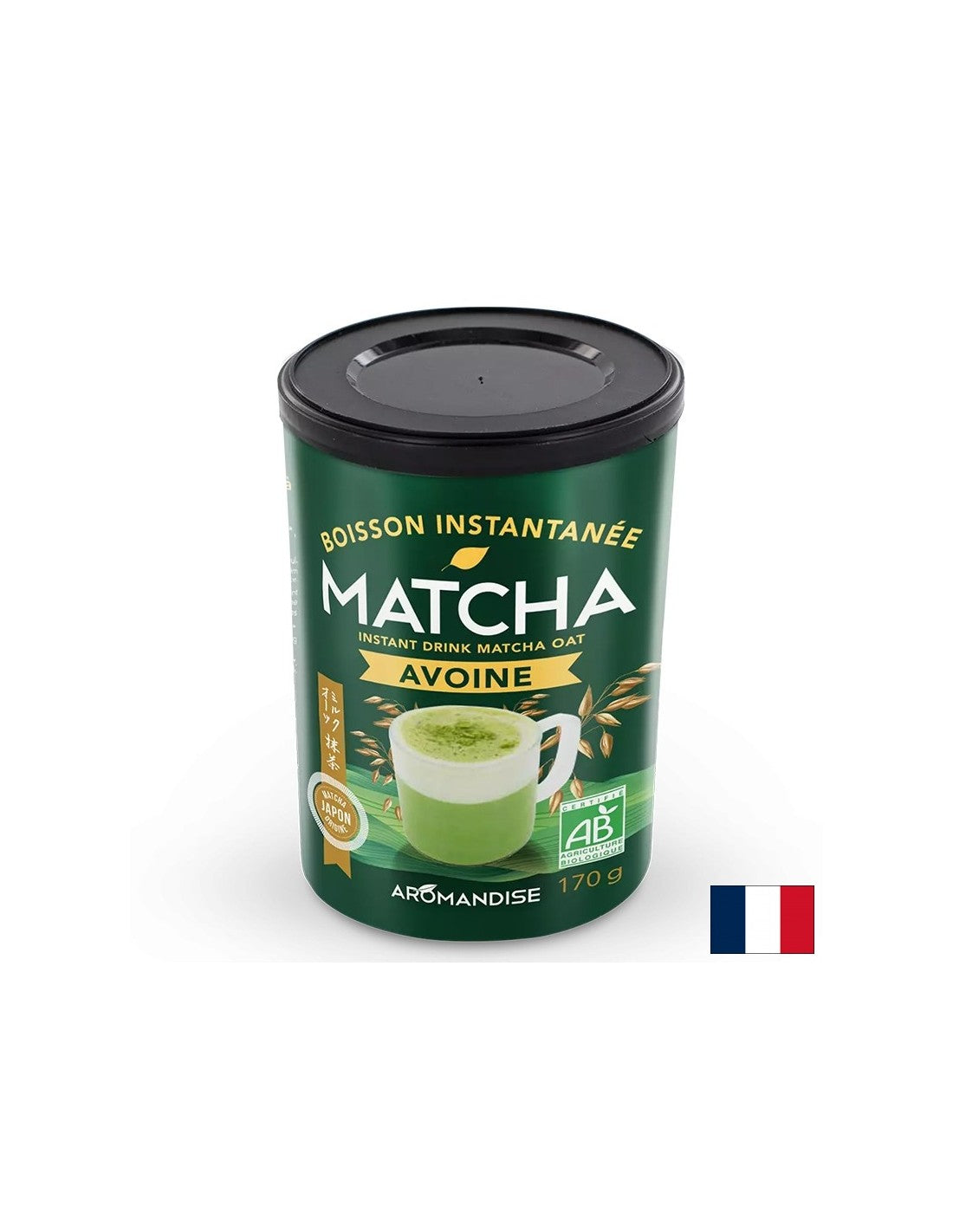 Матча и овес - тонизираща напитка, 170 g, прах