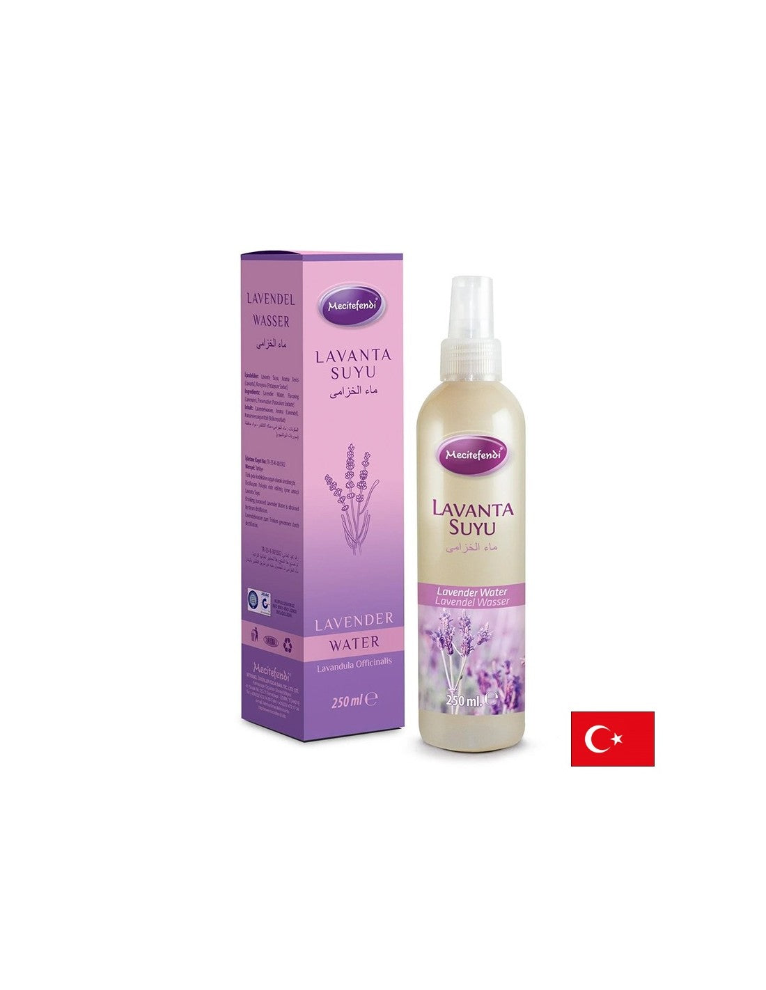 Ароматна вода от лавандула – грижа за кожата и косата, 250 ml