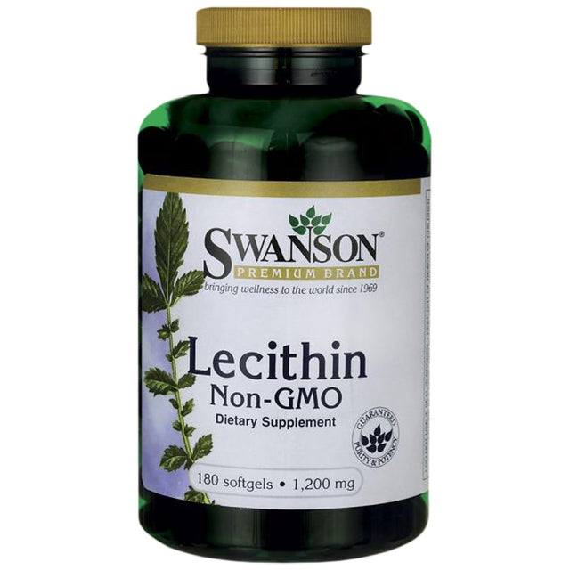 Lecithin Non-GMO 1200 mg 180 Гел капсули - Feel You