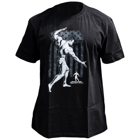 Kevin Levrone T-Shirt | USA Flag - Black - Feel You