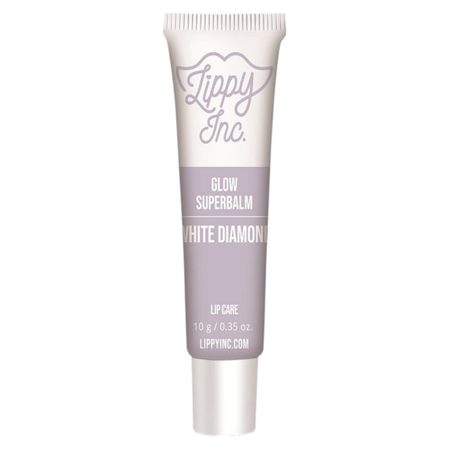 Lippy Inc., Glow Superbalm White Diamond, Glossy Finish, Lip Balm, 10 g - Feel You