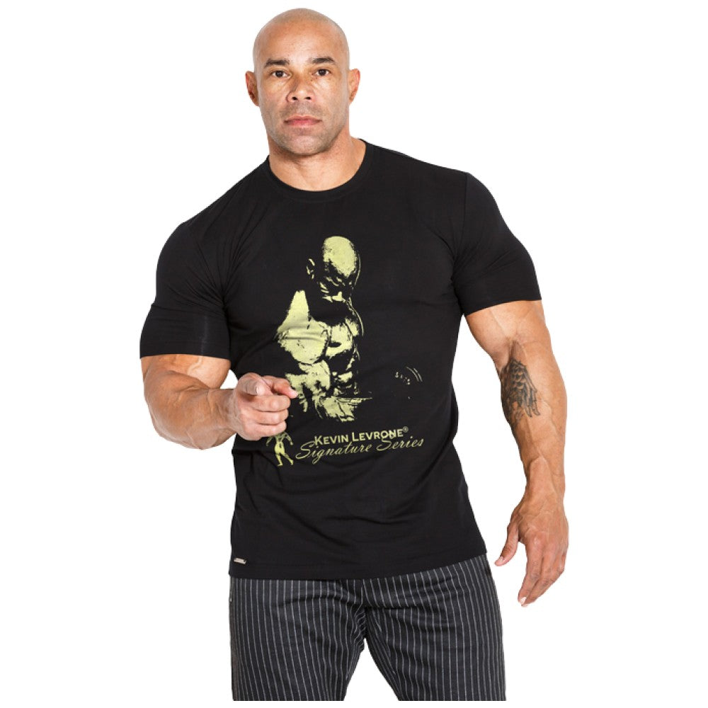 Мъжка тениска с къс ръкав / T-shirt 03 LM Classic - Black - Feel You