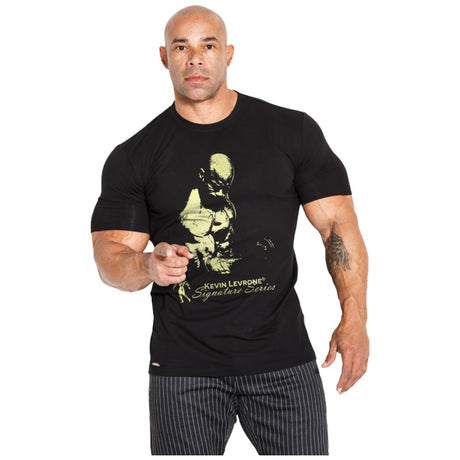 Мъжка тениска с къс ръкав / T-shirt 03 LM Classic - Black - Feel You