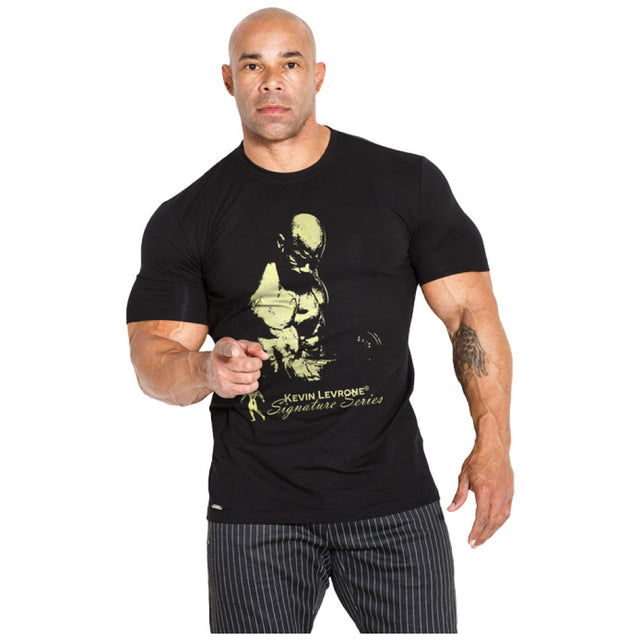 Мъжка тениска с къс ръкав / T-shirt 03 LM Classic - Black - Feel You