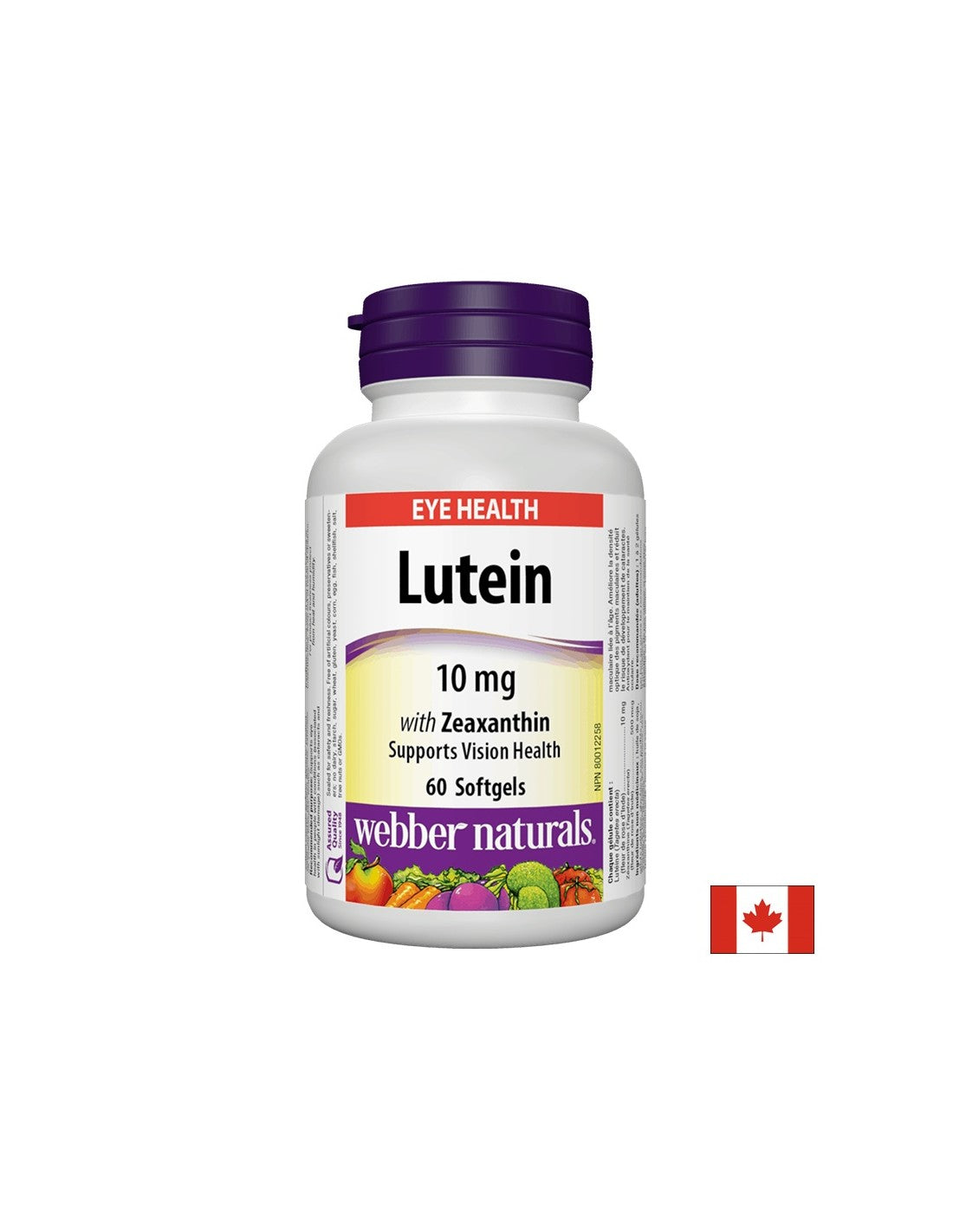 Lutein with Zeaxanthin / Лутеин и зеаксантин 10 mg, 60 софтгел капсули - Feel You