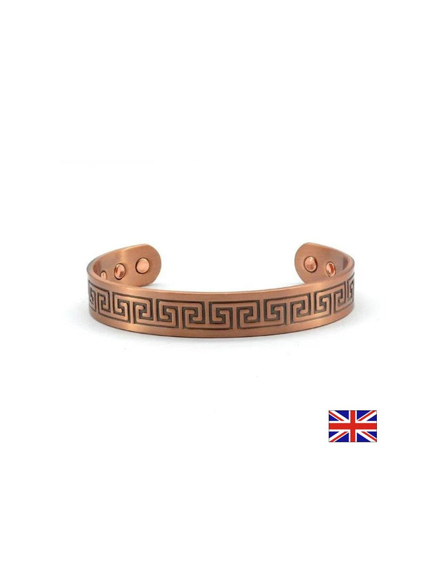 Магнитна гривна Гръцки ключ – Енергия и стабилност, размер L, 1 бр. - Feel You