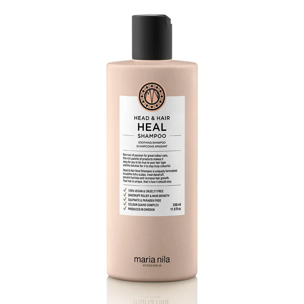 Maria Nila - Head & Hair Heal Shampoo - Shampoo against dandruff and hair loss - 350ml