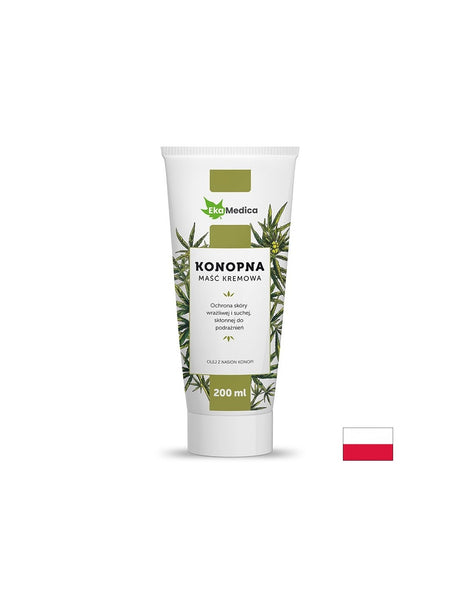 Масажен крем с масло от конопено семе, 200 ml EkaMedica - Feel You
