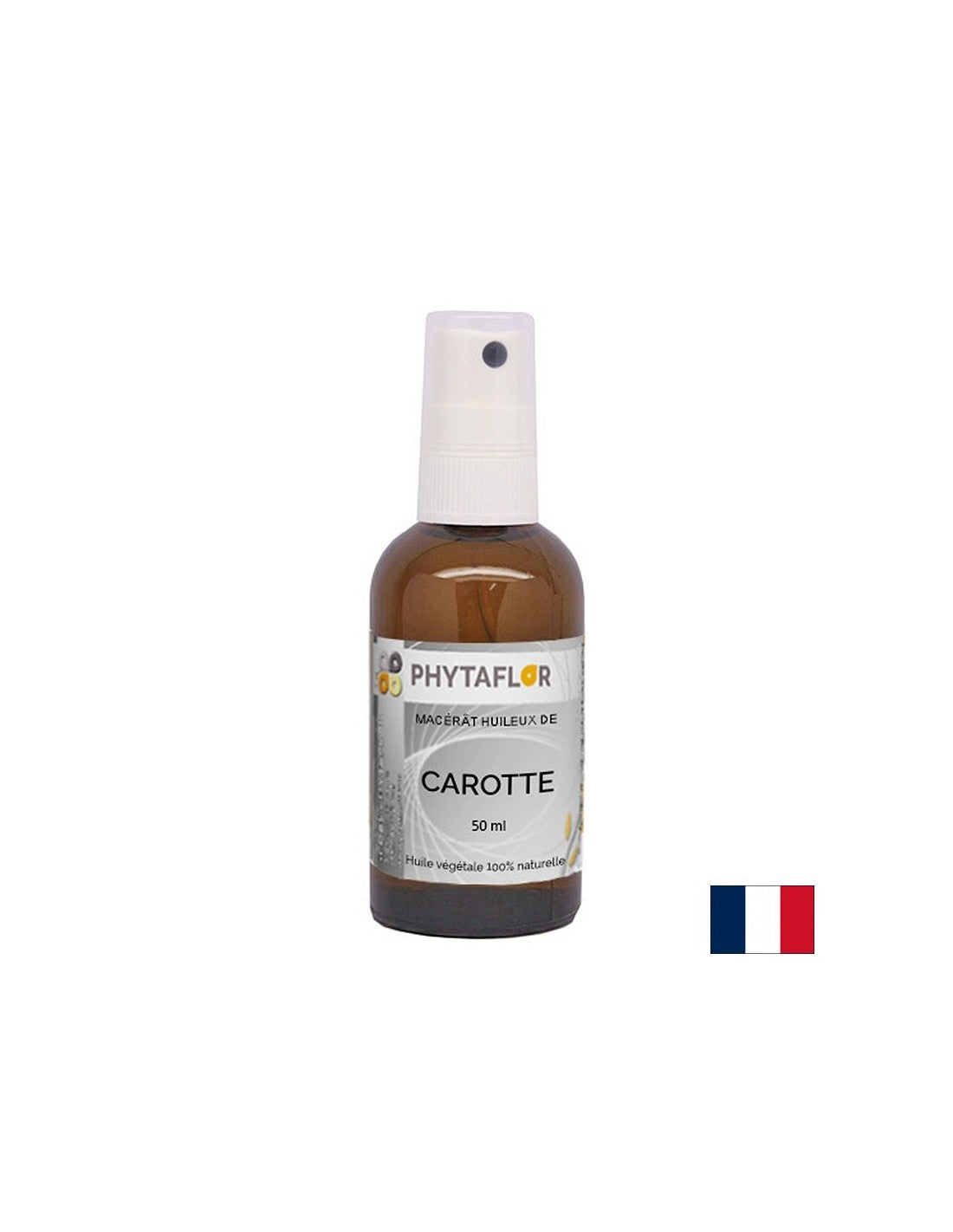 Carrot oil macerate for natural skin tanning, spray, 50 ml