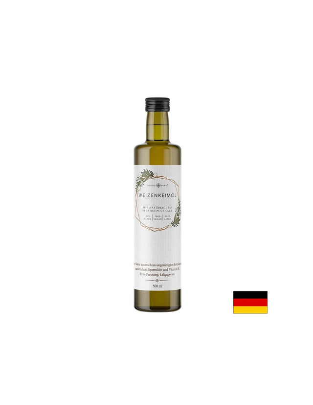 Масло от пшеничен зародиш, студено пресовано (чист витамин Е), 500 ml - Feel You