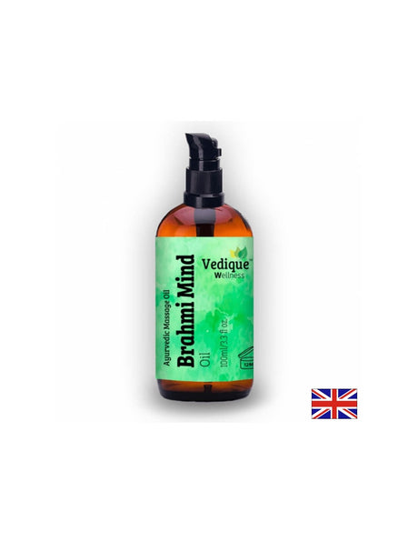 Масажно масло от Брахми (Brahmi) - при стрес, депресия и слаба памет, 100 ml - Feel You