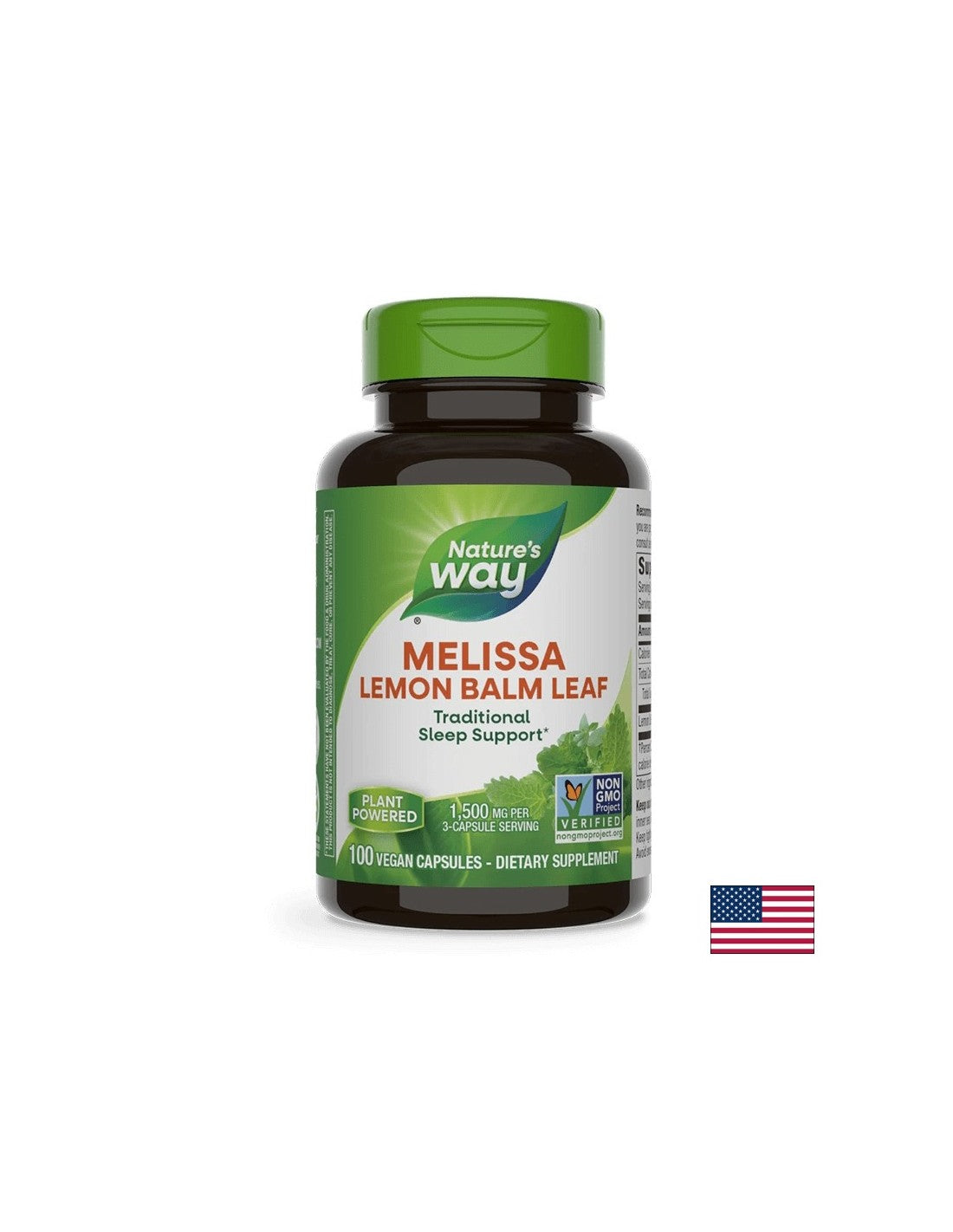 Melissa 500 mg - 100 капсули - Feel You