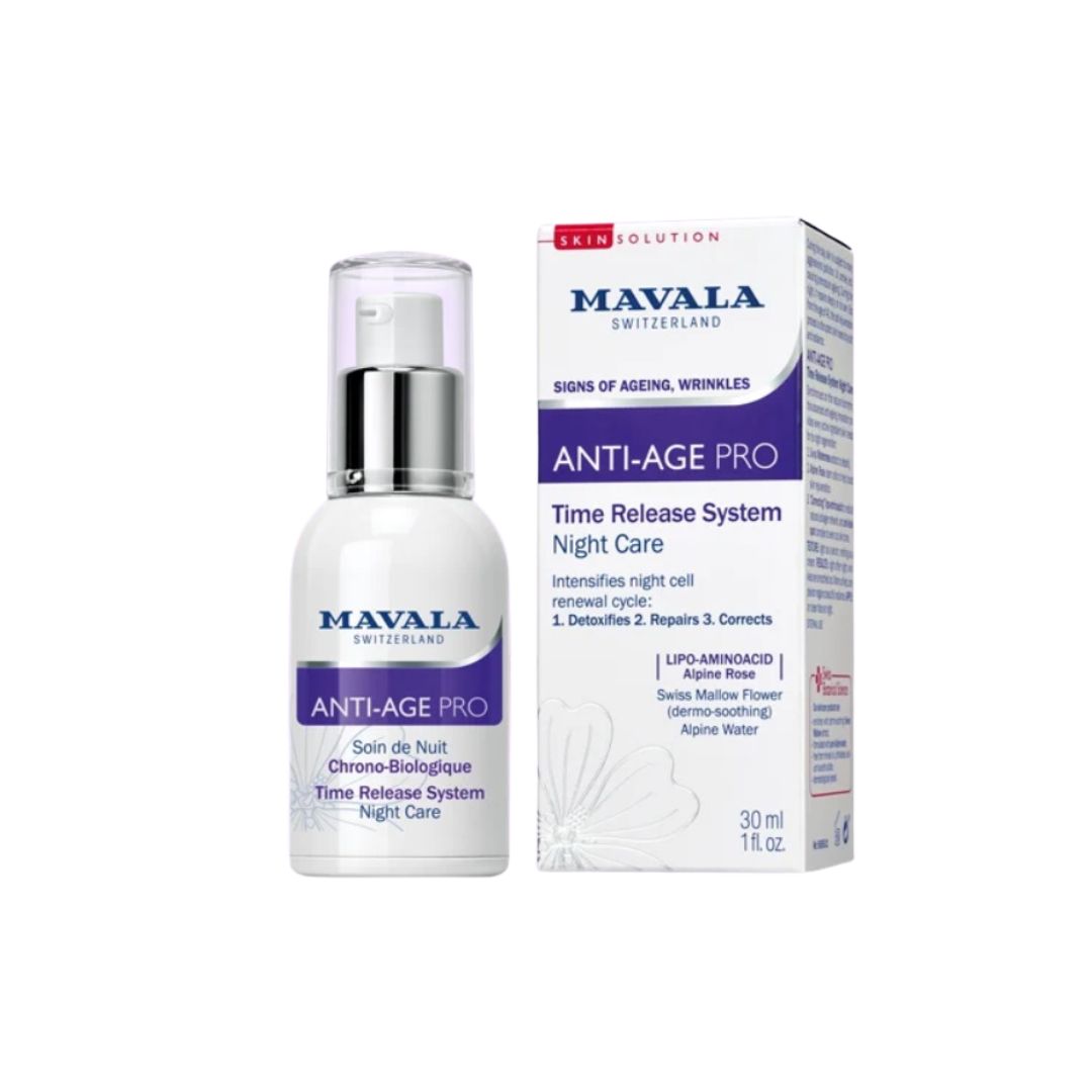 Mavala, Anti-Age Pro, Anti-Aging & Regenerating, Night, Cream, For Face, 30 ml