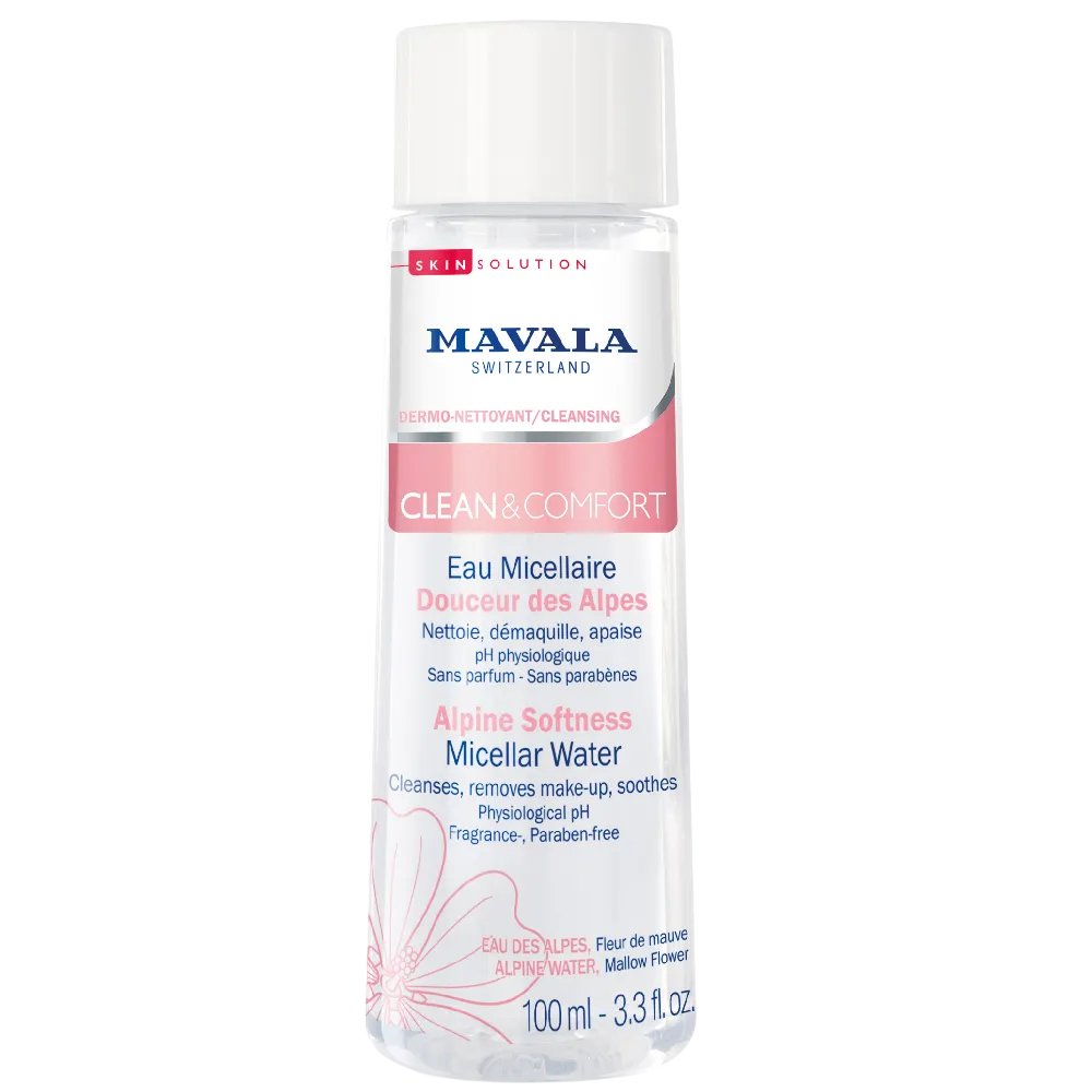 Mavala, Clean & Comfort, Cleansing & Soothing, Micellar Water, Sensitive, 100 ml