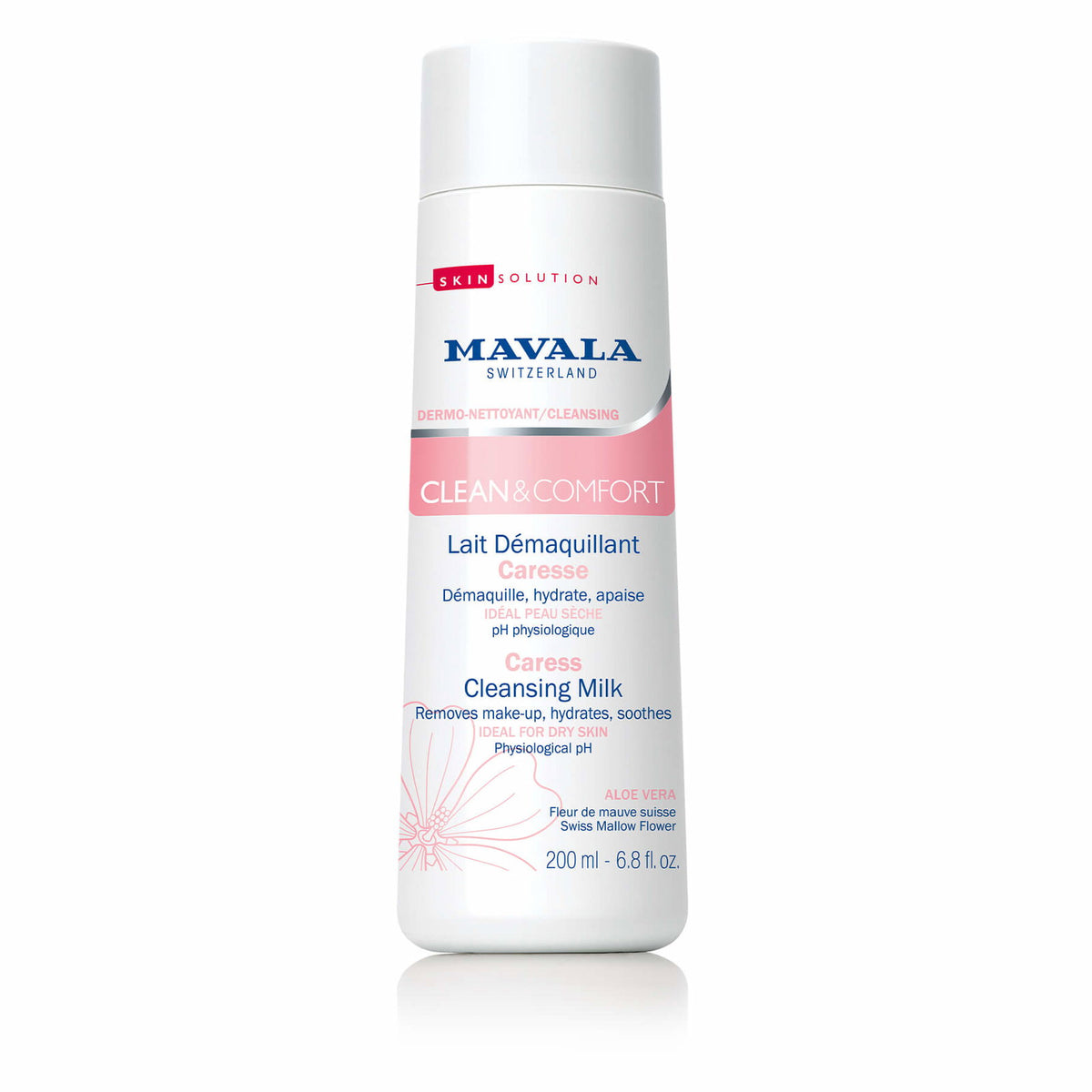 Mavala, Clean & Comfort, Makeup Removing, Cleansing Milk, For Face, 200 ml