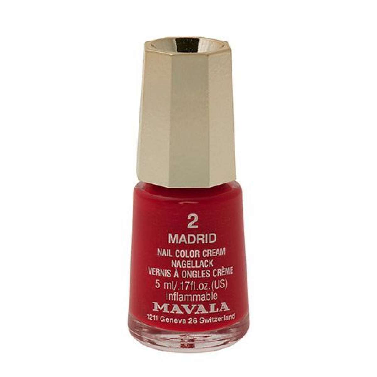 Mavala, Mavala, Creamy, Nail Polish, 02, Madrid, 5 ml *Miniature