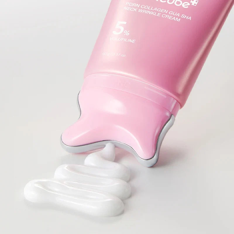 Medicube PDRN Collagen Gua Sha Neck Wrinkle Cream – Стягащ крем за шия с PDRN и Гуа Ша, 90 г