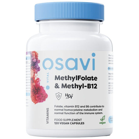 MethylFolate & Methyl-B12 | with Quatrefolic® - 120 капсули - Feel You