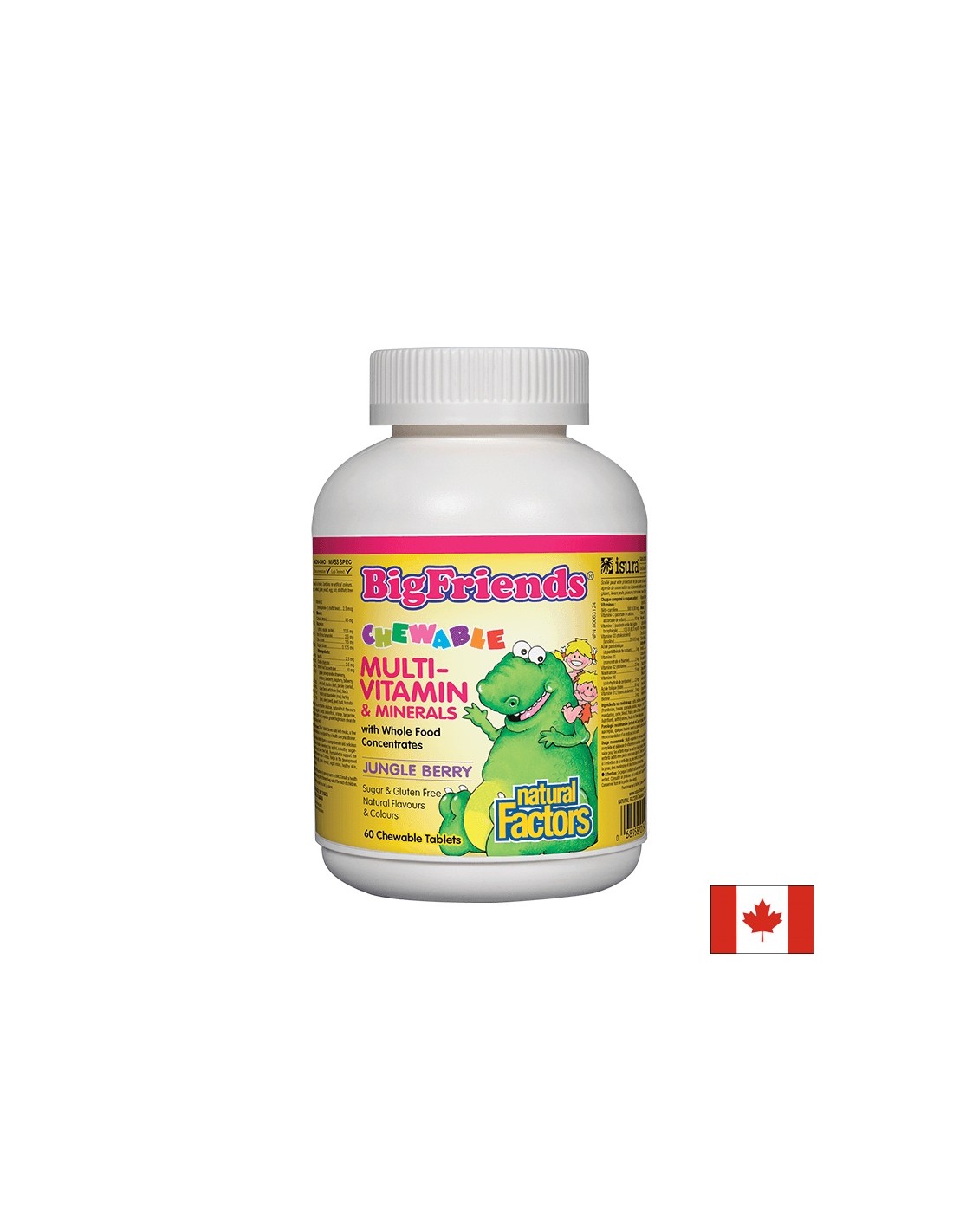 Multivitamin and Minerals / Big Friends For Kids - 60 Дъвчащи таблетки - Feel You
