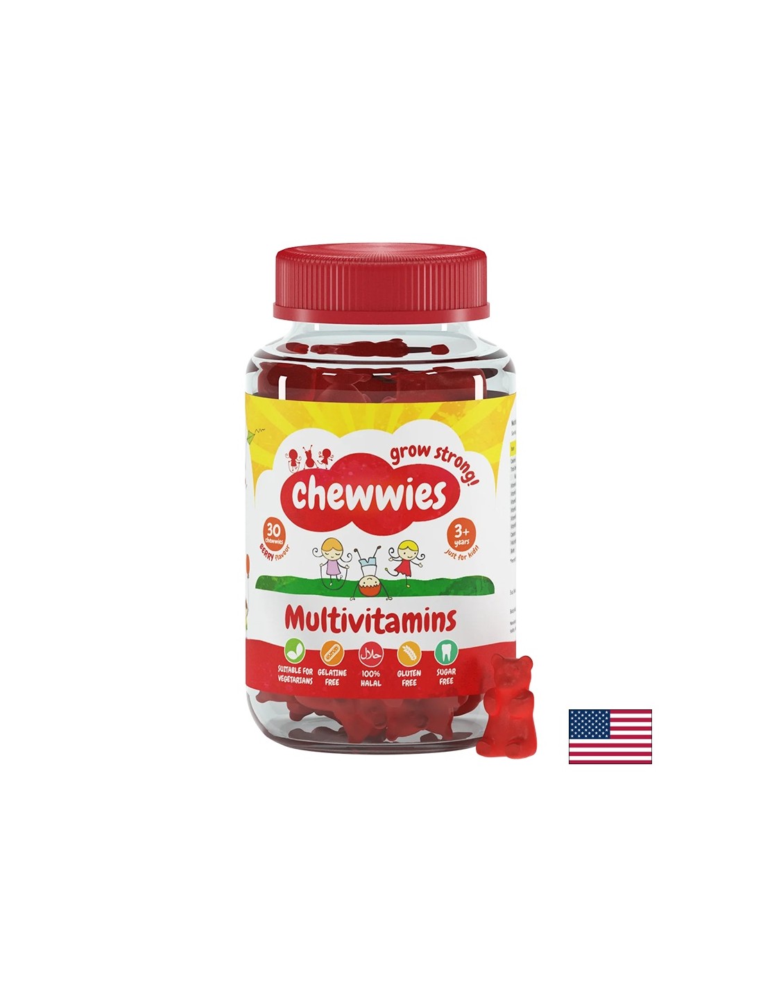 Multivitamins for Kids Gummies, 30 gummy tablets
