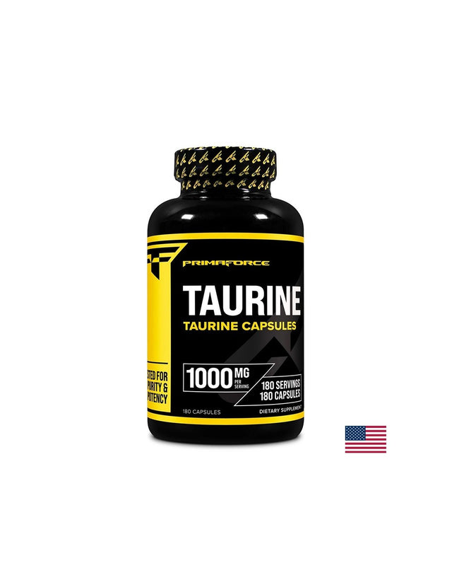 Мускулна функция и издръжливост - Таурин (Taurine), 1000 mg х 180 капсули - Feel You