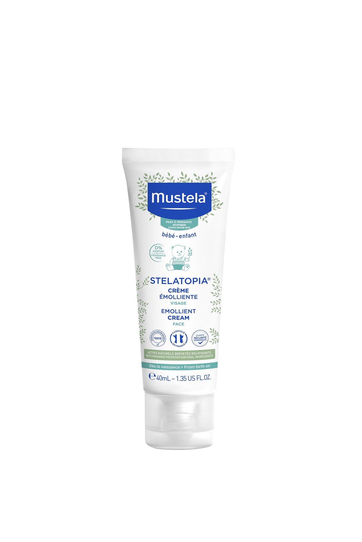 Mustela - Bébé Stelatopia Emollient Cream - Daily skin cream - 40ml