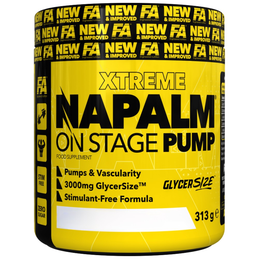 NAPALM On Stage Pump | Stim-Free Pre-Workout Formula - 313 грама - Feel You