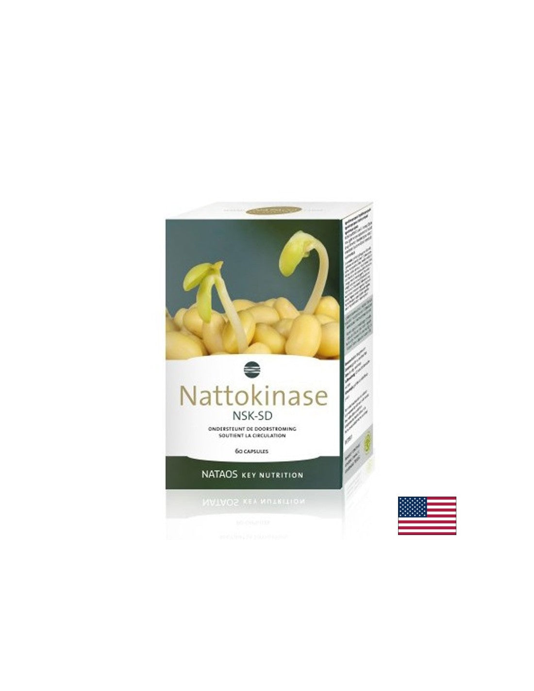 Nattokinase NSK-SD 2000 FU Activity/ Натокиназа 100 mg x 60 капсули