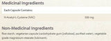 N-Acetyl L-Cysteine 500 mg 90 капсули - Feel You