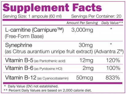 L-Carnitine Plus Shot - 20 x 60 мл - Feel You