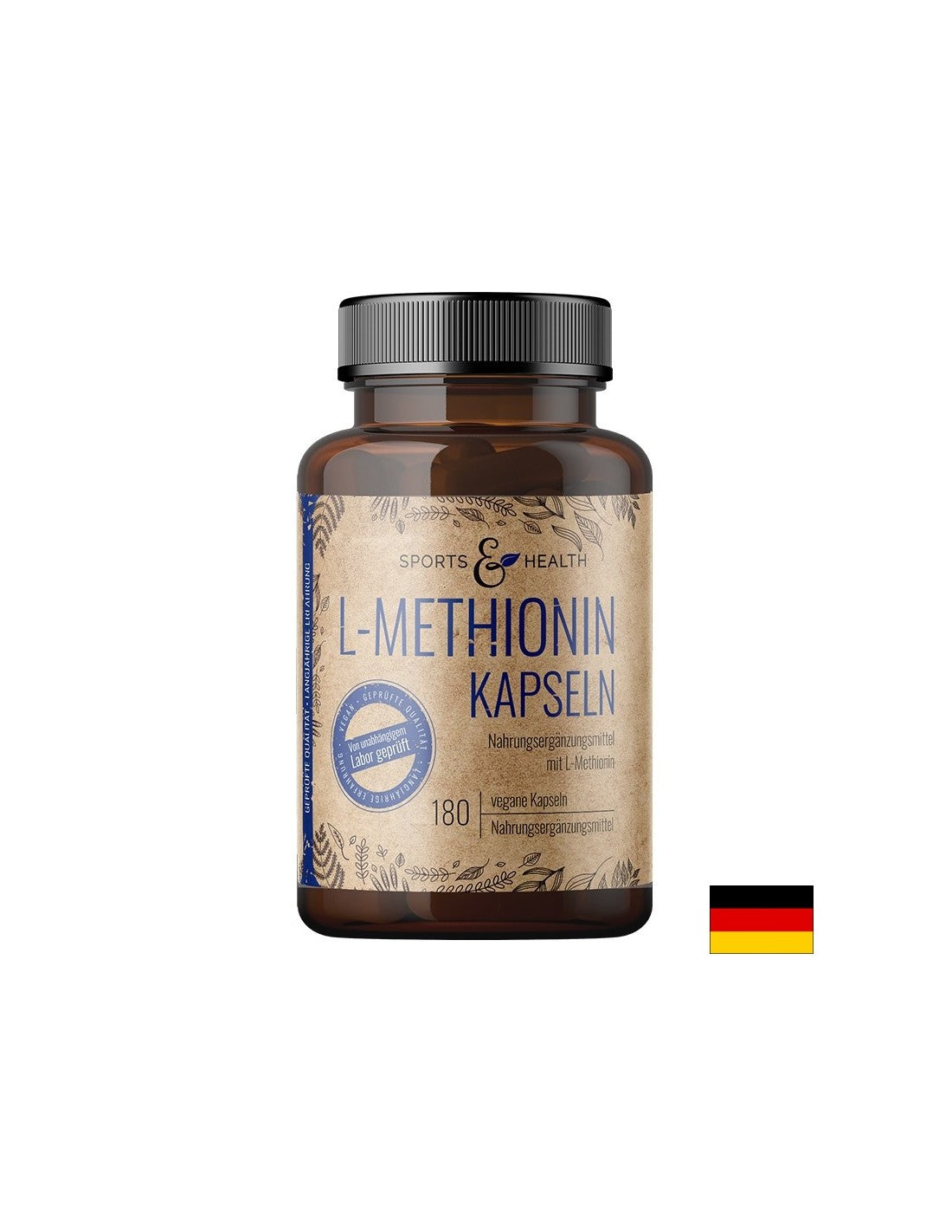 Нервна система - Л-Метионин (L-Methionin) 500mg, 180 капсули Sports & Health Solutions - Feel You