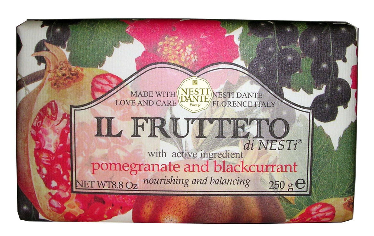 Nesti Dante, Il Frutteto, Pomegranate & Blackcurrant, Soothing, Soap Bar, 250 g