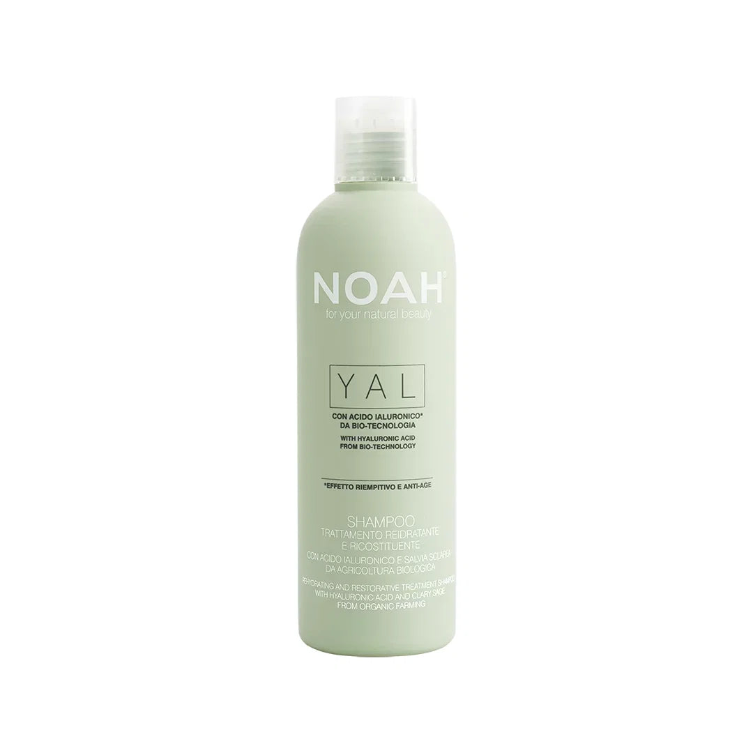 Noah, Yal, Hair Treatment Shampoo, Hydrating & Regenerating, Dry & Damaged Hair, 250 ml