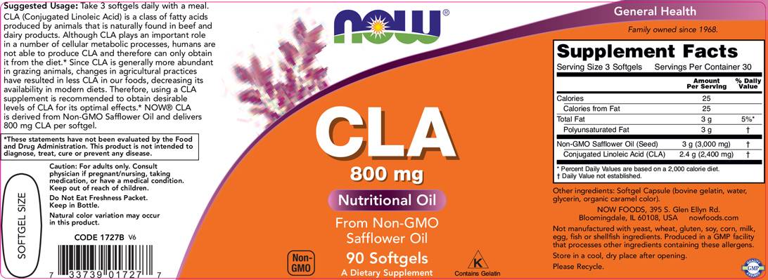 CLA 800 mg - 90 Гел капсули - Feel You