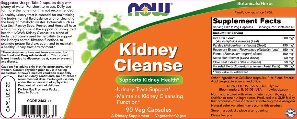 Kidney Cleanse - 90 капсули - Feel You