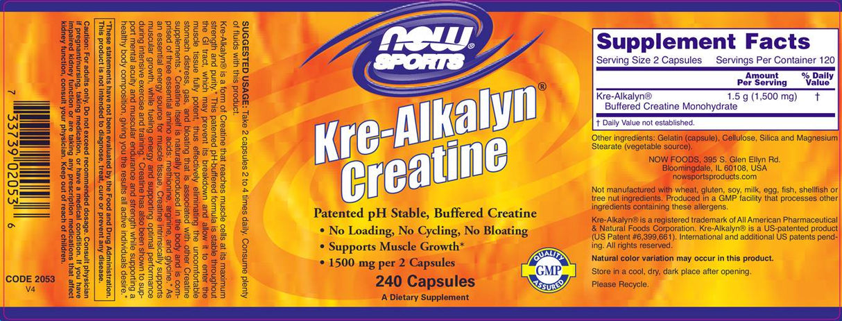 Kre-Alkalyn - 240 капсули - Feel You