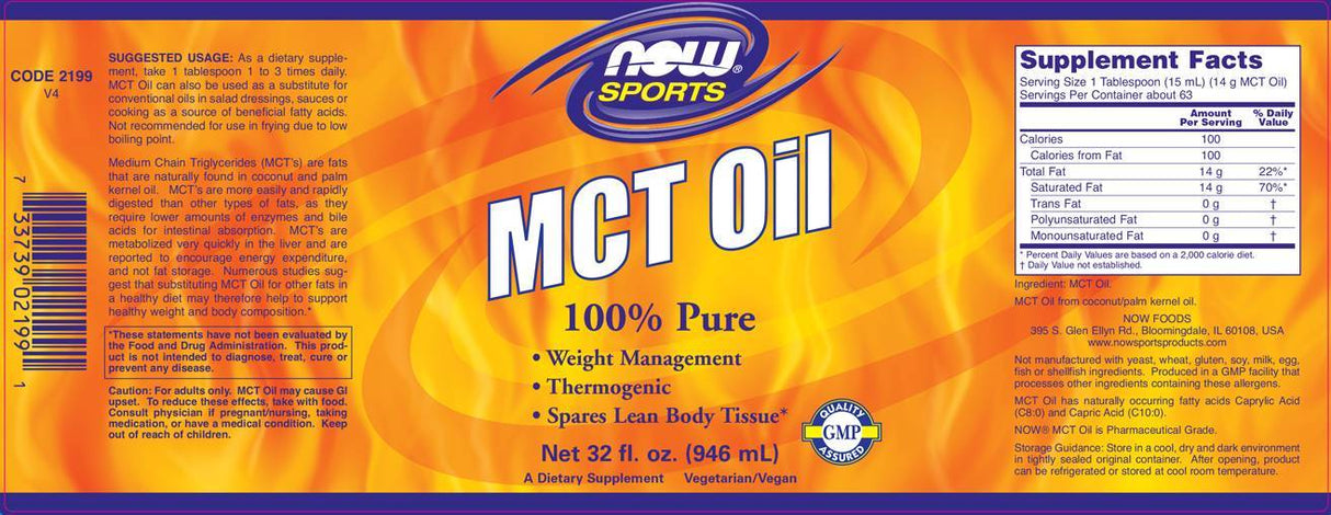 MCT Oil - 473 мл - Feel You