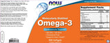 Omega 3 1000 mg / Molecularly Distilled - 500 Гел капсули - Feel You