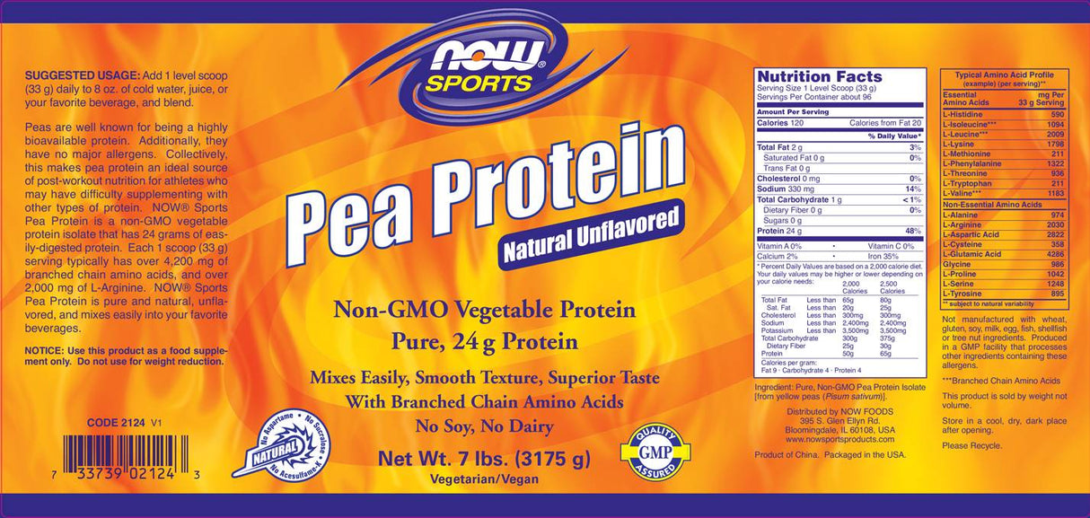 Pea Protein - 908 грама - Feel You