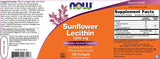 Sunflower Lecithin 1200 mg - 100 Gel capsules
