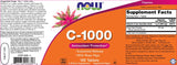 Vitamin C-1000 with Rose Hips / Sustained Release - 100 Таблетки - Feel You