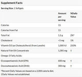 Ultra Omega 3-D with Vitamin D-3 - 180 Gel capsules