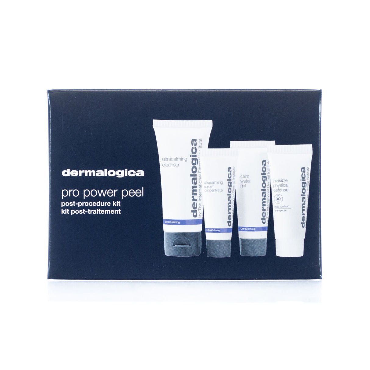 Pro Power Peel Post-Procedure Set Dermalogica: UltraCalming, Serum, For Face, 30 ml + UltraCalming, Gel, For Face + UltraCalming, UV Protection, Broad Spectrum Sunscreen, SPF 30 + UltraCalming, Cleansing Gel, For Face, 50 ml - Feel You