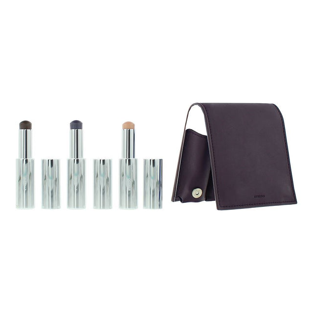 Plum Set Byredo: Colour Stick, Multifunctional, Eyeshadow Stick, Vienna, 3.5 g + Colour Stick, Multifunctional, Eyeshadow Stick, Dravite, 3.5 g + Colour Stick, Multifunctional, Eyeshadow Stick, 580, Ultramagnetic, 3.5 g + Byredo, GWP Leather Pouch - Feel You