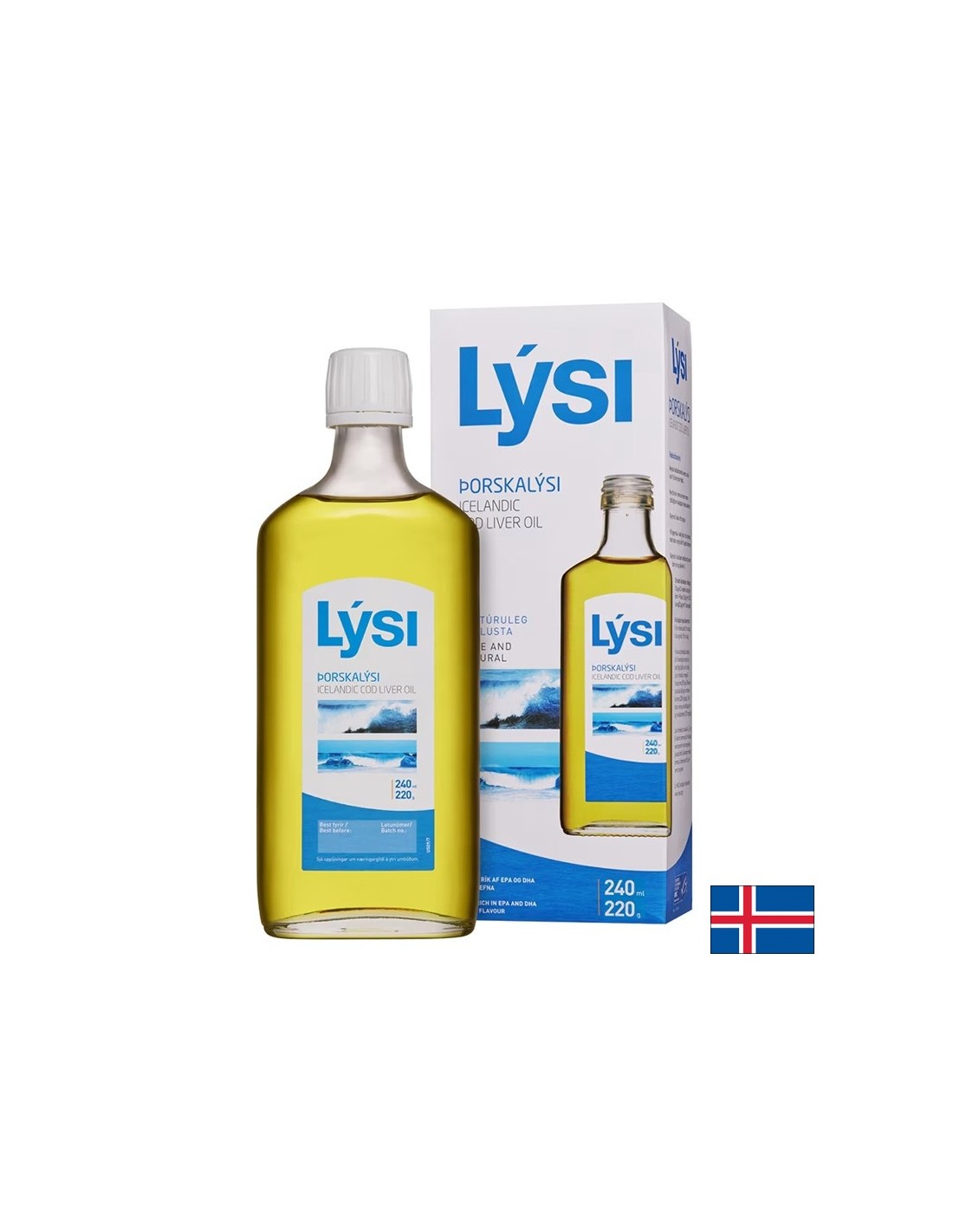 Omega-3 – Icelandic cod liver oil - EPA – 690 mg, DHA – 920 mg (+ vitamins A &amp; D3), 2160 mg, 240 ml