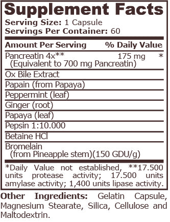OPTI DIGEST - 60 capsules