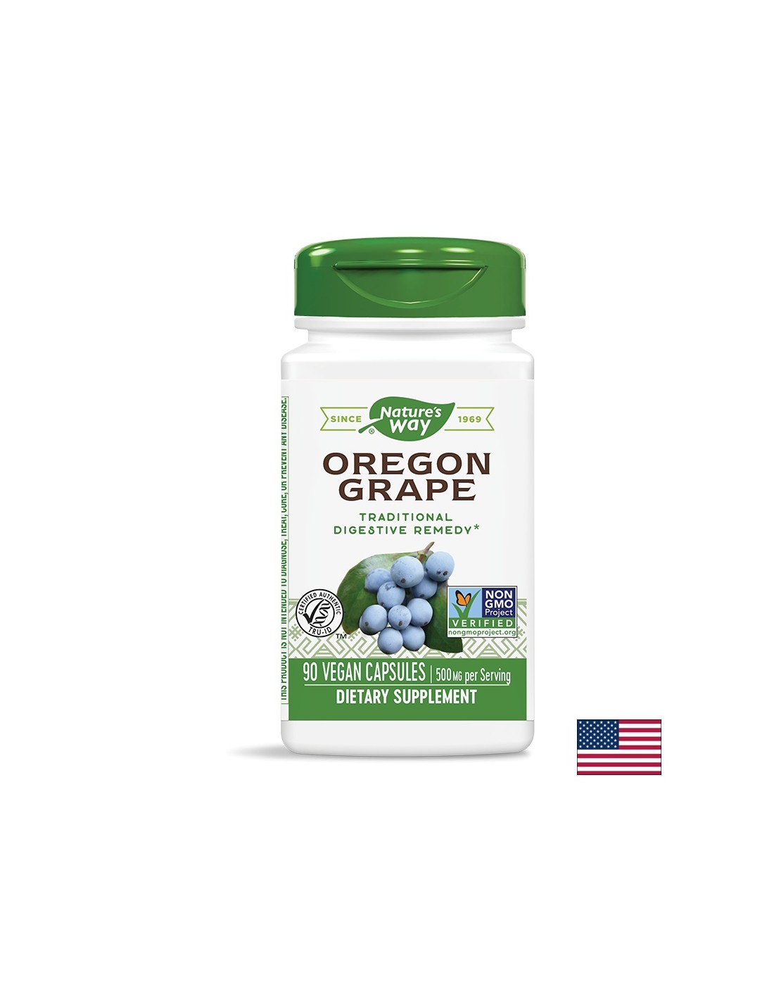 Oregon Grape Root 500 mg - 90 капсули - Feel You