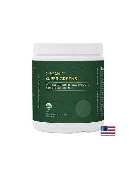 Зелени супер храни organic, 270 g прах - Feel You