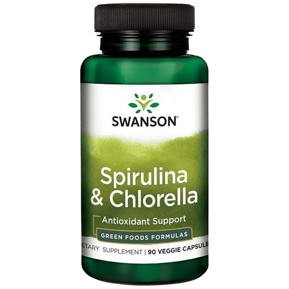 Made with Organic Spirulina and Chlorella 400 mg 90 капсули - Feel You